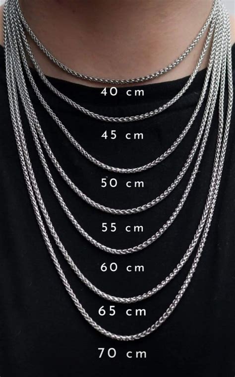 Medidas de collar | Correntes masculinas, Acessórios masculinos ...