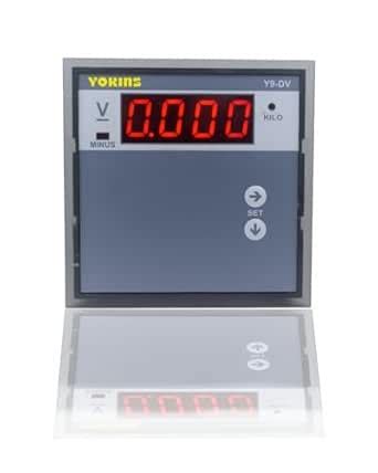 Yokins Y9-DV Digital DC Voltmeter 0-50V DC, for DC Voltage measurement ...