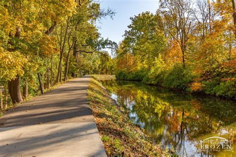 Linear Park in Autumn, Piqua Ohio No. 7 | Art of Frozen Time