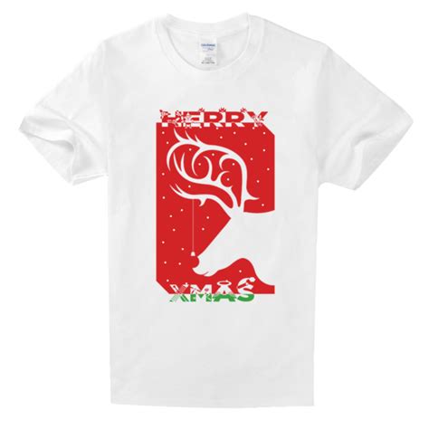 创意圣诞小鹿高档白色T恤-2014世纪开元首届T恤图案设计大赛-世纪开元最大的设计师平台-http://www.36588.com.cn 零成本开店