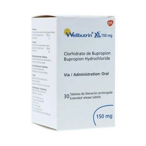 Wellbutrin Xl 150 Mg at ₹ 2000/box in Ahmedabad | ID: 2853861941488