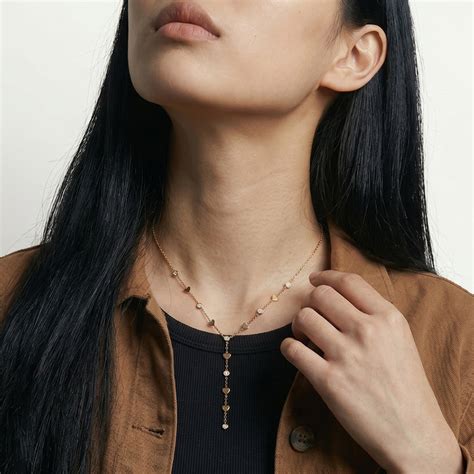 Heart Crystal Linked Lariat Necklace – PALMONAS