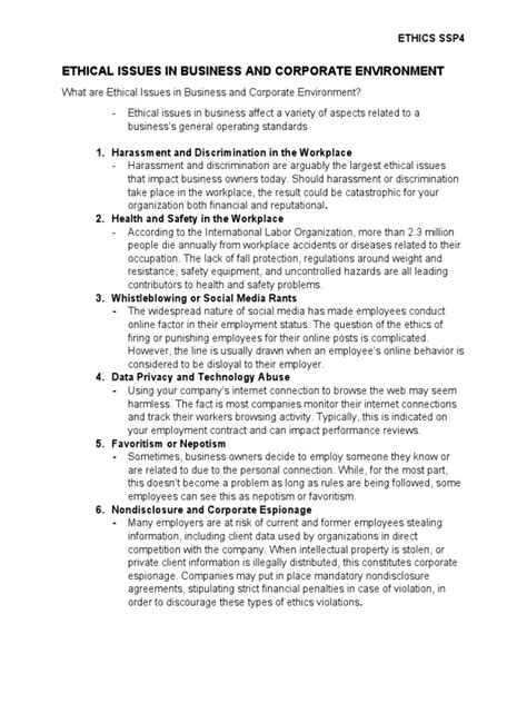 Ethical Issues Examples 的图像结果