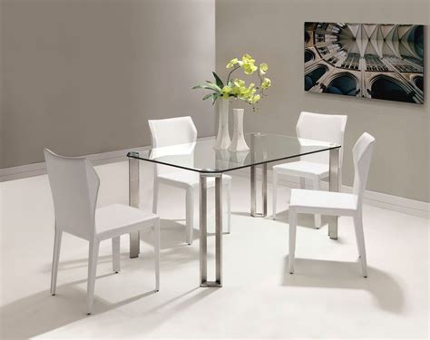 small glass dining room table