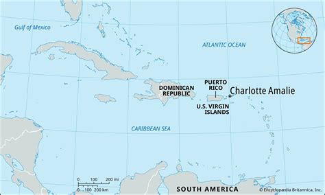 St Thomas Virgin Islands Map