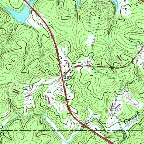Coal Mountain, GA (1964, 24000-Scale) Map by United States Geological ...