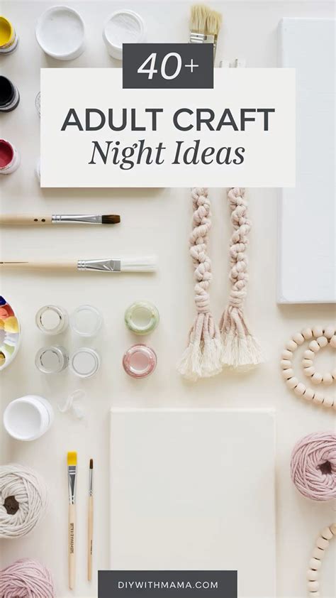 Craft ideas for your next adult girls night | Paper crafts, Arts and ...