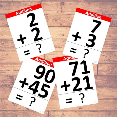 Math Flash Cards 1St Grade at Gregory Gee blog
