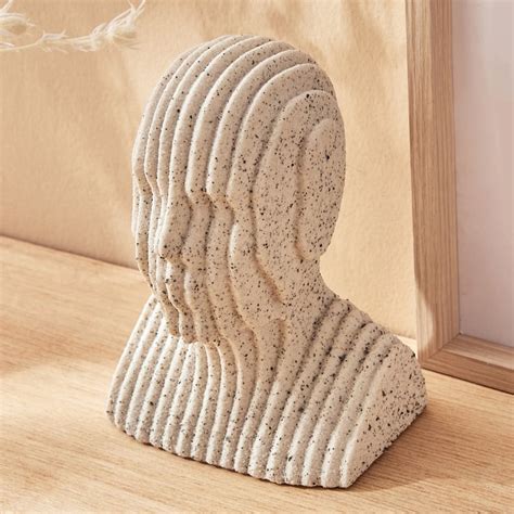 Buy Natura Polyresin Man Face Figurine from Home Centre at just INR 1499.0
