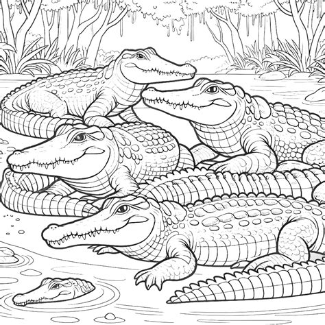 Alligator Coloring Pages 38 - Coloring Pages Gem