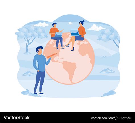 Remote Work World Map Vector 的图像结果