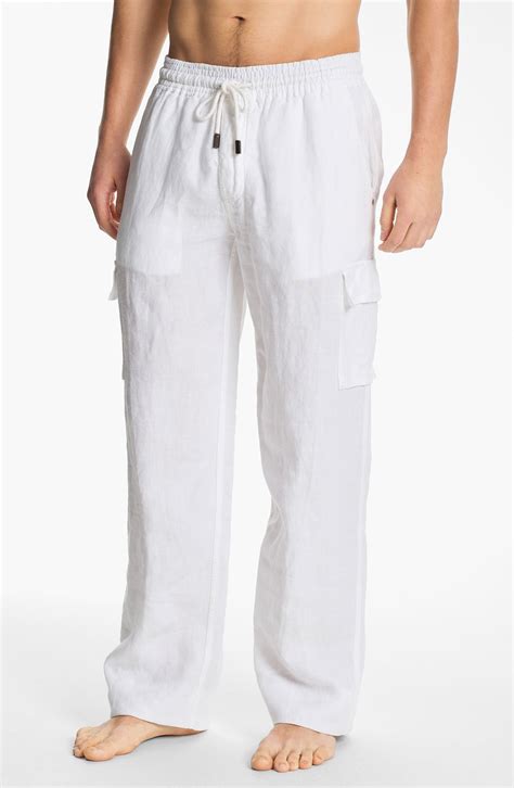 Men's White Linen Pants Near Me at Bobby Flores blog