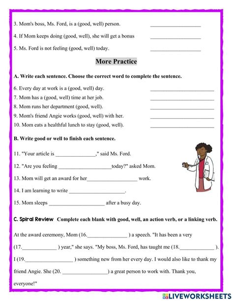 Be Good at Worksheet 的图像结果