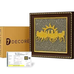 7 Decore 7 Horses with Sun Pyrite Fram | Certified Original Pyrite ...