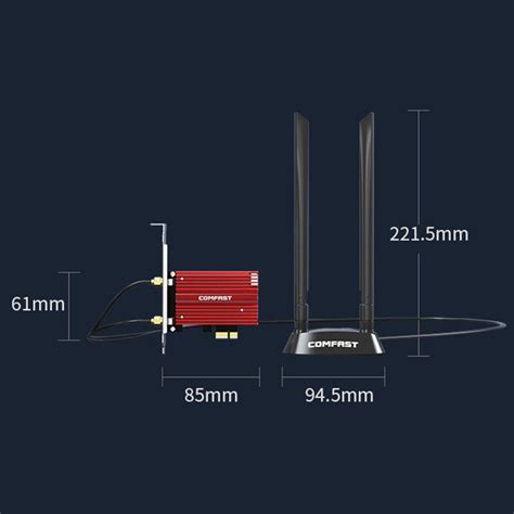 Wi-Fi 6E Card Smart WiFi Router Bluetooth 5.2 3000M Windows10 11 64-Bi ...