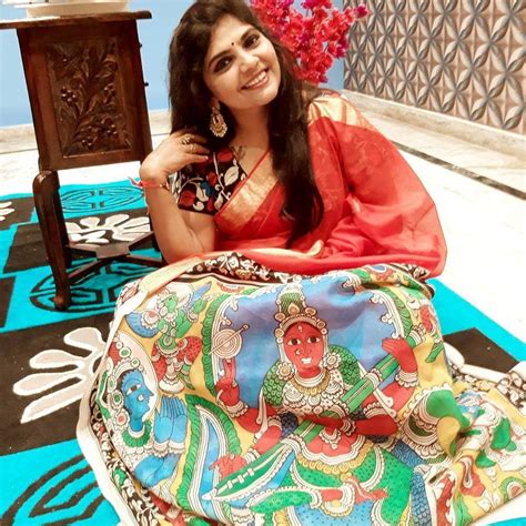 Sangeetha Rajesh kalamkari designer Luxury Collections Exhibition at ...