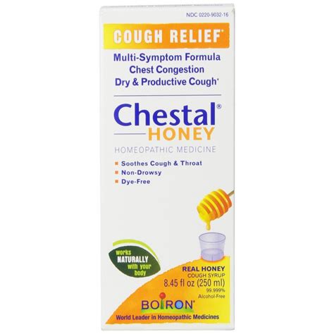 Boiron - Homeopathic Cough Syrup - Chestal Honey 250 ml | BabyOnline HK
