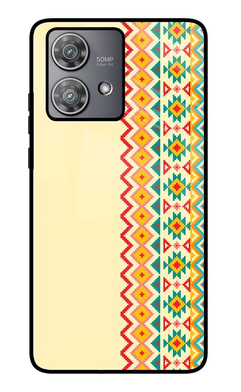 Buy Now Ethnic Seamless Glass Case for Moto Edge 40 Neo Online | Casekaro