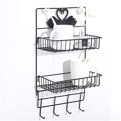 Home Cube 2 Layer Metal Multipurpose Kitchen Bathroom Shelf Storage ...