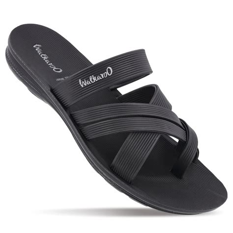 Men's Daily Wear Sandals - W5687 Linx Black – Walkaroo Footwear