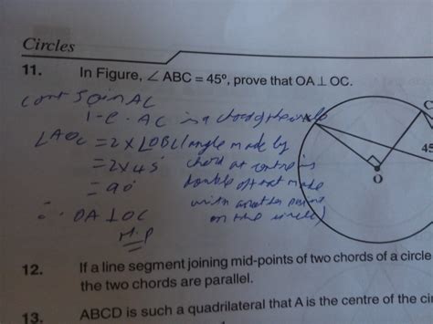 In the adjoining figure, O is the center of the circle. if angle abc ...