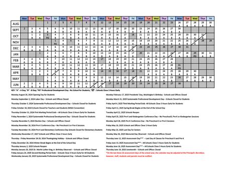 BCPS Calendar 2025-2026 Printable Download | Calendar Printable