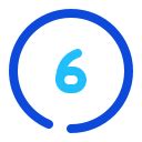 Number circle Icons & Symbols