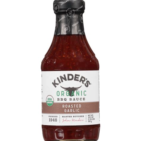 Kinder's Organic Roasted Garlic BBQ Sauce - Shop Barbecue sauces at H-E-B