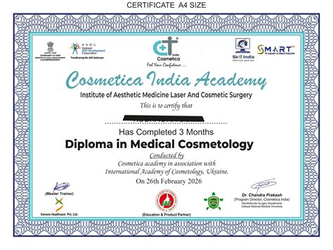 Sample Certificates | Cosmetology Course Certification - Cosmetica ...