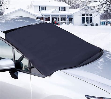 Windshield Snow Cover - Windscreen Ice Protector All Weather Shade for Cars Trucks Vans and SUVs ...
