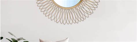 Buy GIG Handicrafts Modern Style Iron Wall Mirror Hanging Mirror ...