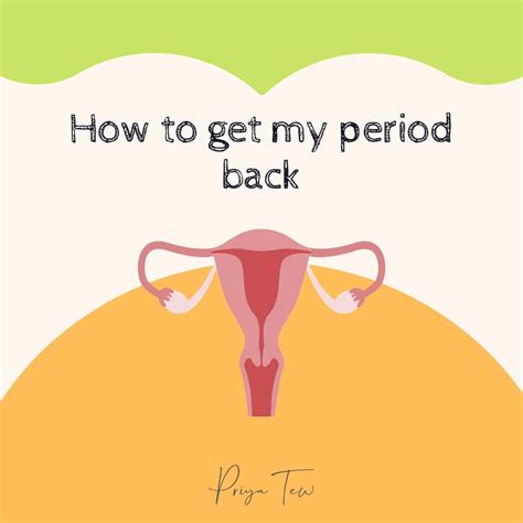 How To Get My Period Back: Your Friendly Guide