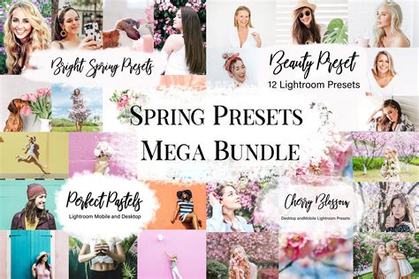46 Spring Lightroom Presets Mega Bundle 46 Lightroom Mobile and Desktop ...