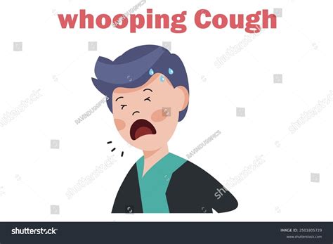 Whooping Cough Pertussis Contagious Respiratory Disease Stock Vector ...