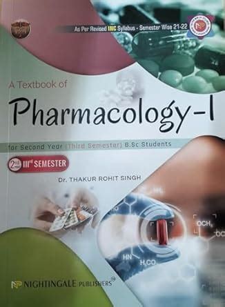 Buy A Textbook of Pharmacology - I for Second Year ( Third Semester ) B ...