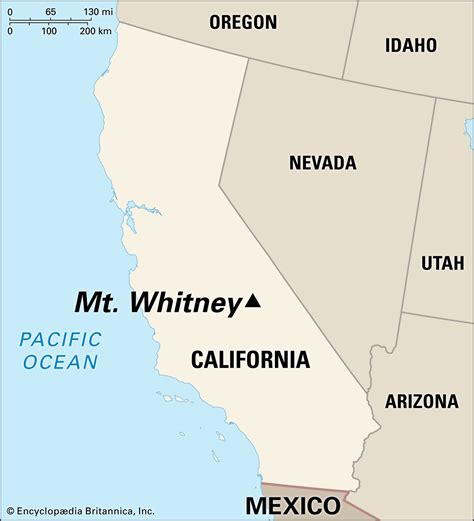 Mount Whitney | Facts, Map, & Elevation | Britannica