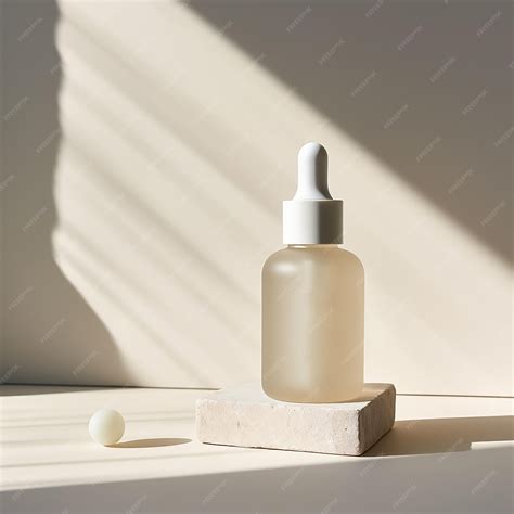Frosted Bottle With Silver Lid Mockup Psd