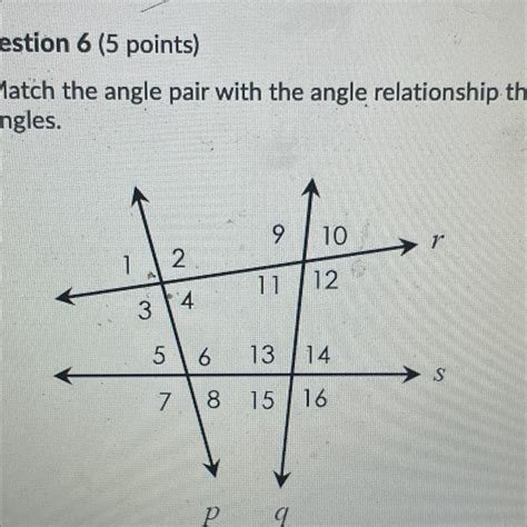 Angles And Angle Relationships