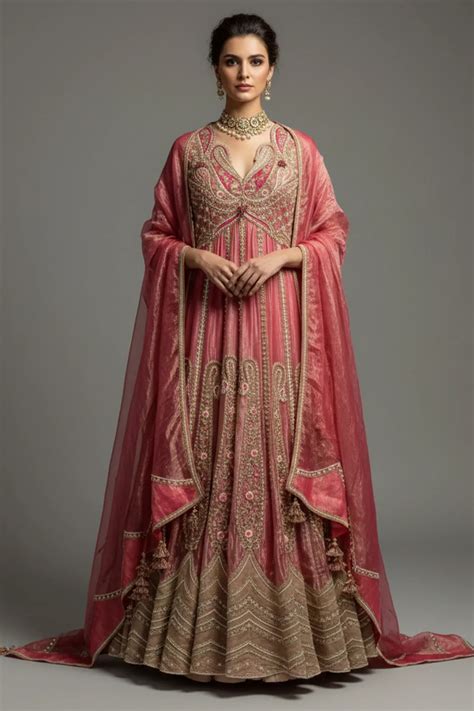 Pink Tissue Designer Heavy Paisley Worked Suit – Asopalav.in