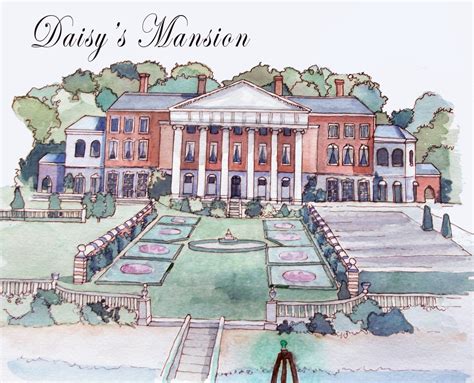 Gatsbys Mansion Drawing