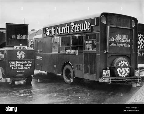 Theater bus of the Nazi organization 'Kraft durch Freude' Stock Photo ...