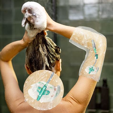 Buy 100 Pcs PICC Line Shower Sleeve Rubber Band Tightening Waterproof ...