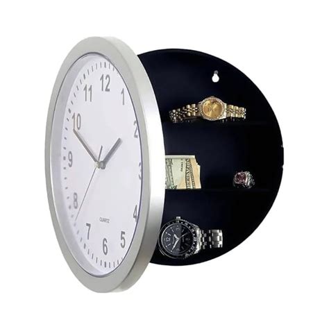 Buy VGMAX Wall Clock with Hidden Safe Compartment – Perfect for Storing ...