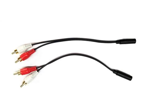 Buy Aoyoho 2 Pack Gold 3.5MM Stereo Female Mini Jack To 2 Male RCA Plug ...
