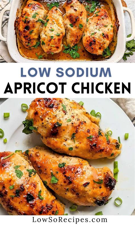 Low Sodium Apricot Chicken Recipe | Heart Healthy Recipes