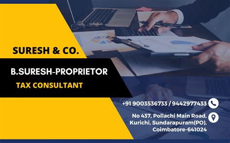 Suresh & Co - Tax Consultant in Coimbatore