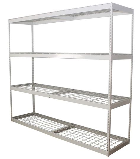 SafeRacks Freestanding Shelf | Steel Shelving Unit | 2'D x 8'W x 7'T ...
