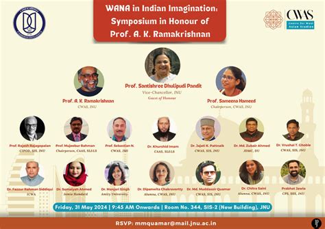 CWAS, SIS organises a one-day symposium on WANA in Indian Imagination ...