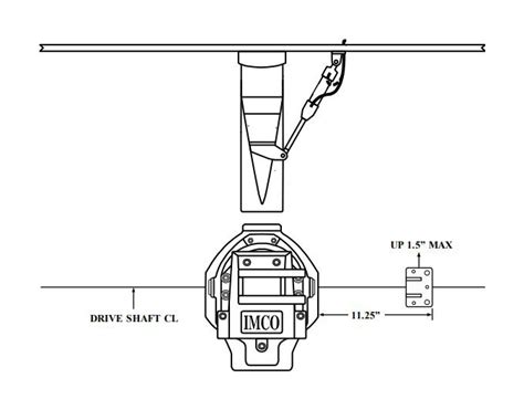 CP Performance - Steer Kit 1 Bravo, 1 Ram, 11.25” Transom Bracket Location