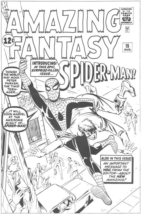 Amazing Fantasy No. 15 Cover by Steve Ditko : Catspaw Dynamics · Comics, Books & Pop Culture